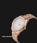 Alexandre Christie Multifunction AC 2827 BF BRGSL Ladies Silver Dial Rose Gold Stainless Steel Strap-1