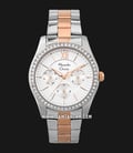 Alexandre Christie Multifunction AC 2827 BF BTRSL Ladies Silver Dial Dual Tone Stainless Steel Strap-0