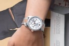 Alexandre Christie Multifunction AC 2827 BF BTRSL Ladies Silver Dial Dual Tone Stainless Steel Strap-2