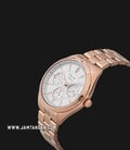 Alexandre Christie AC 2830 BF BRGSL Ladies Silver Dial Rose Gold Stainless Steel Strap-1