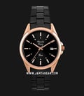 Alexandre Christie Passion AC 2836 LD BBRBA Black Dial Black Stainless Steel Strap-0