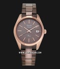 Alexandre Christie Passion AC 2839 LD BROBO Ladies Brown Dial Brown Stainless Steel Strap-0