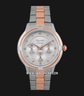 Alexandre Christie AC 2844 BF BTRSL Ladies Silver Dial Dual Tone Stainless Steel Strap-0
