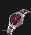 Alexandre Christie Passion AC 2846 LD BTDRE Ladies Magenta Dial Dual Tone Stainless Steel-1