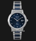 Alexandre Christie Passion AC 2846 LD BTUBU Ladies Blue Dial Dual Tone Stainless Steel-0