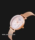 Alexandre Christie AC 2850 LH BRGLN Ladies 3D Butterfly Rose Gold Dial Rose Gold Mesh Strap-1