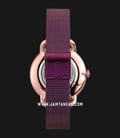 Alexandre Christie Passion AC 2852 LH BRDME Ladies Mother Of Pearl Dial Purple Mesh Strap-2