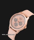Alexandre Christie Classic AC 2868 BF LRGPN Ladies Rose Gold Dial Peach Leather Strap-1