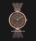 Alexandre Christie Passion AC 2872 LD BROBO Ladies Brown Dial Brown Stainless Steel Strap-0