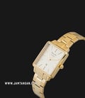 Alexandre Christie Classic AC 2878 LD BGPIV Ladies Gold Dial Gold Tone Stainless Steel Strap-1
