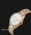 Alexandre Christie AC 2890 BF BGPSL Ladies Silver Dial Gold Stainless Steel Strap-1