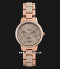 Alexandre Christie Passion AC 2938 BF BRGRGN Ladies Rose Gold Dial Dual Tone St Steel Ceramic Strap-0