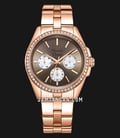 Alexandre Christie AC 2949 BF BRGDG Ladies Brown MOP Dial Rose Gold Stainless Steel Strap-0