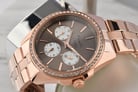 Alexandre Christie AC 2949 BF BRGDG Ladies Brown MOP Dial Rose Gold Stainless Steel Strap-4