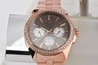 Alexandre Christie AC 2949 BF BRGDG Ladies Brown MOP Dial Rose Gold Stainless Steel Strap-5