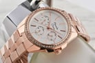 Alexandre Christie AC 2949 BF BRGSL Ladies Silver MOP Dial Rose Gold Stainless Steel Strap-4