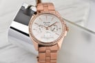 Alexandre Christie AC 2949 BF BRGSL Ladies Silver MOP Dial Rose Gold Stainless Steel Strap-5