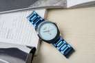 Alexandre Christie Passion AC 2952 LD BTUBU Soft Blue Dial Blue Stainless Steel Strap-4