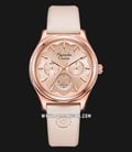 Alexandre Christie Bloom AC 2994 BF RRGLN Ladies Rose Gold  Dial Beige Rubber Strap-0