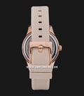 Alexandre Christie Bloom AC 2994 BF RRGLN Ladies Rose Gold  Dial Beige Rubber Strap-2