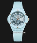 Alexandre Christie AC 2A02 BF RRGLB Ladies Transparency Dial Light Blue Rubber Strap-0