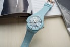 Alexandre Christie AC 2A02 BF RRGLB Ladies Transparency Dial Light Blue Rubber Strap-6