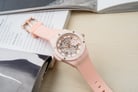 Alexandre Christie AC 2A02 BF RRGLK Ladies Transparency Dial Light Pink Rubber Strap-4