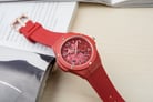 Alexandre Christie AC 2A02 BF RRGRE Ladies Transparency Dial Red Rubber Strap-4