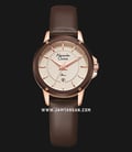 Alexandre Christie Passion AC 2A17 LD LRGGRBO Brown Dial Brown Leather Strap-0