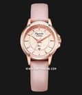 Alexandre Christie Passion AC 2A17 LD LRGRGPN Light Rose Gold Dial Soft Pink Leather Strap-0