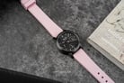 Alexandre Christie Passion AC 2A22 BF RIPBALK Black Dial Pink Rubber Strap-4