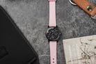 Alexandre Christie Passion AC 2A22 BF RIPBALK Black Dial Pink Rubber Strap-5