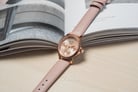 Alexandre Christie Passion AC 2A25 BF LRGLNPN Ladies Rose Gold Dial Leather Strap-5