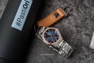 Alexandre Christie AC 2A45 BF BTRBU Ladies Blue Dial Stainless Steel Strap-3