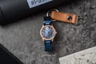 Alexandre Christie AC 2A45 BF BURBU Ladies Blue Dial Blue Stainless Steel Strap-4