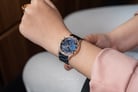 Alexandre Christie AC 2A45 BF BURBU Ladies Blue Dial Blue Stainless Steel Strap-6