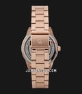 Alexandre Christie AC 2A46 BF BRGGR Ladies Brown Dial Rose Gold Stainless Steel Strap-2