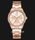 Alexandre Christie AC 2A46 BF BRGLN Ladies Rose Gold Dial Rose Gold Stainless Steel Strap-0