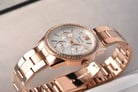 Alexandre Christie AC 2A46 BF BRGSL Ladies Silver Dial Rose Gold Stainless Steel Strap-6