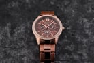 Alexandre Christie AC 2A46 BF BROBO Ladies Brown Dial Brown Stainless Steel Strap-4