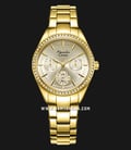 Alexandre Christie Passion AC 2A60 BF BGPIV Gold Dial Gold Stainless Steel Strap-0