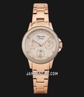 Alexandre Christie Passion AC 2A99 BF BRGGR Ladies Grey Dial Rose Gold Stainless Steel Strap-0