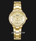 Alexandre Christie Passion AC 2B24 BF BGPIV Ladies Gold Dial Gold Stainless Steel Strap-0