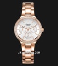 Alexandre Christie Passion AC 2B24 BF BRGSL Ladies Silver Dial Rose Gold Stainless Steel Strap-0