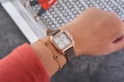 Alexandre Christie Passion AC 2B32 LH LRGSLBO Ladies Silver Dial Brown Leather Strap-7