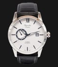 Alexandre Christie AC 3011 MA LSSSL Man Classic White Dial Leather Strap-0