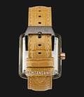 Alexandre Christie AC 3030 BF LGRLO Ladies Gold Dial Dark Yellow Leather Strap-2