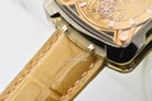 Alexandre Christie AC 3030 BF LGRLO Ladies Gold Dial Dark Yellow Leather Strap-8