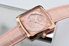 Alexandre Christie AC 3030 BF LRGPN Ladies Rose Gold Dial Pink Leather Strap-5