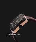 Alexandre Christie Automatic AC 3039 MA LBRBA Men Black Dial Brown Leather Strap-1